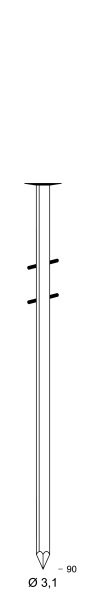 Coils 31 x 90 smooth galv.