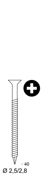 Scrail 25/28 x 40 galv. TX