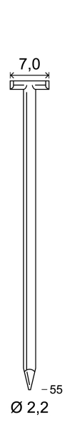 Pointes T-55 galva