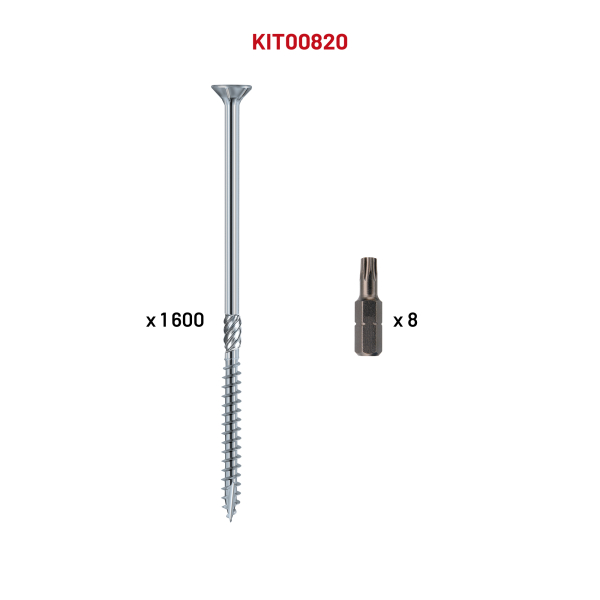 1.600 VBF 5,0x80 + 8 emb TX25