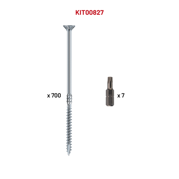 700 VBF 6,0x120 + 7 emb TX30