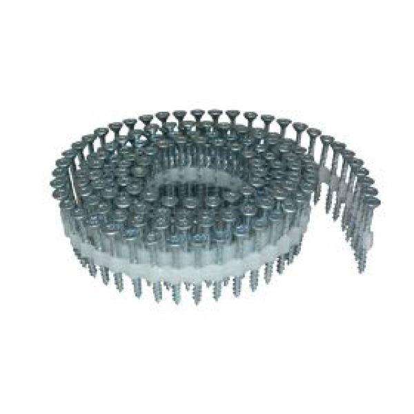 Zinc plated wood screw