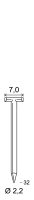 Pointes T-32 galva