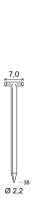 Pointes T-38 galva