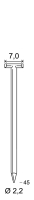 Pointes T-45 galva