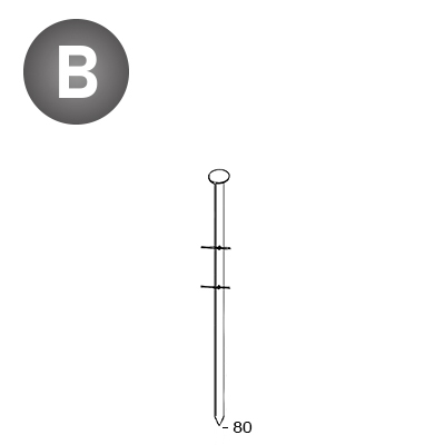 Coils 28 x 80 smooth