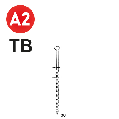 Coils 28/31 x 80 ring INOX TB