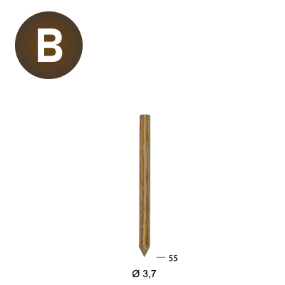 Lignoloc 3,7 x 55 wood