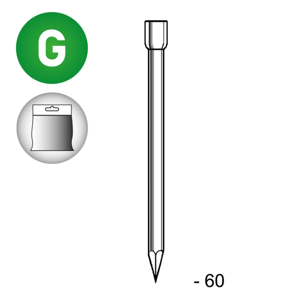 TH galva 2,8x60 - 1 kg