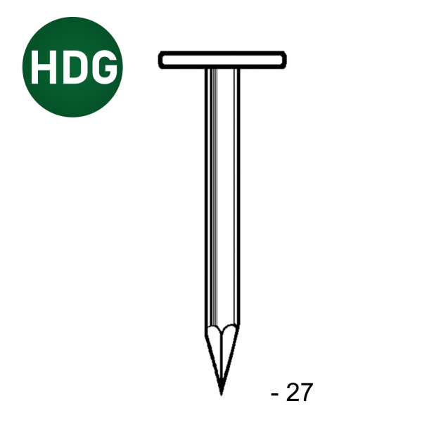 TEL lisse HDG 2,5x27 - 1 kg