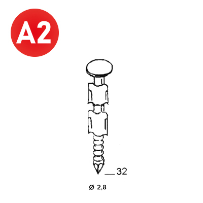 Ptes JDB 25° 28x32 ann. INOX