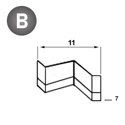 Staples frame 11 - 07 mm