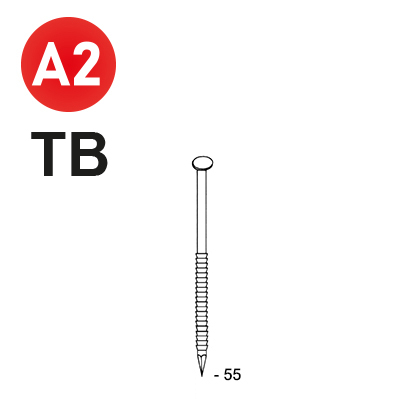 Ptes 34° 28x55 ann. INOX TB