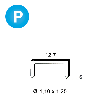 Agrafes polymères 81P-06 mm