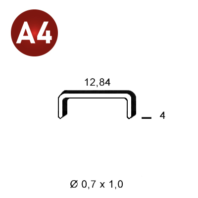 Staples A-04 INOX A4 (316)