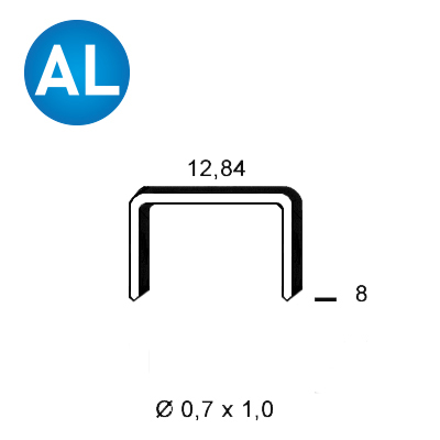 Klammer A-08 aluminium