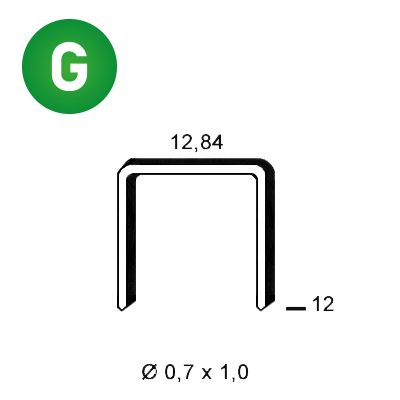 Staples A-12 galv.