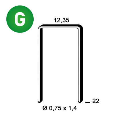 Staples AK-22 galv.