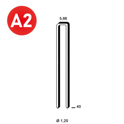 Agrafes E-40 INOX A2