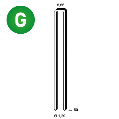 Staples E-50 galv. ctd