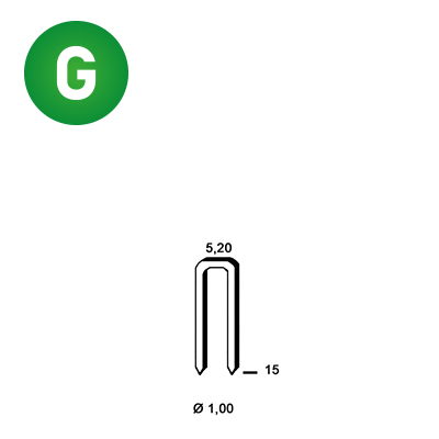 Staples EM-15 galv. ctd