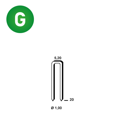 Staples EM-20 galv. ctd