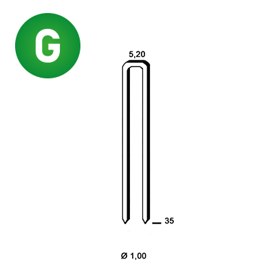 Staples EM-35 galv. ctd