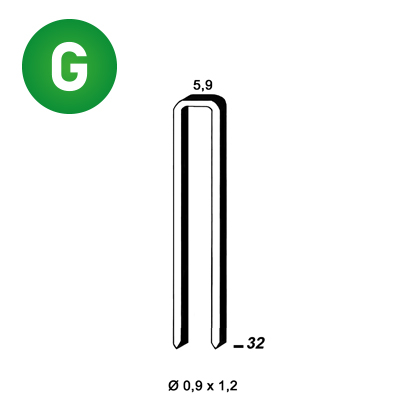 Staples ES-32 galv.