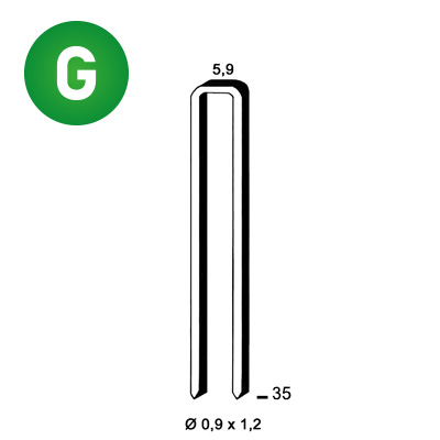 Agrafes ES-35 galva