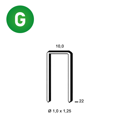 Staples  G-22 galv