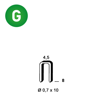 Staples O-08 galv.