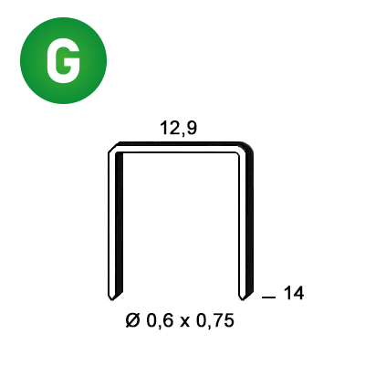 Staples PM-14 galv.