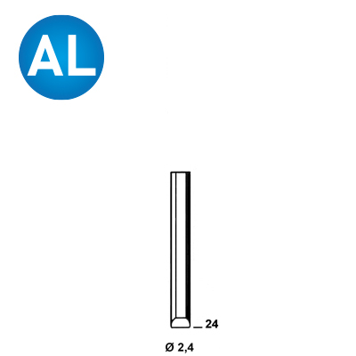 Pins SD-24 mm Aluminium