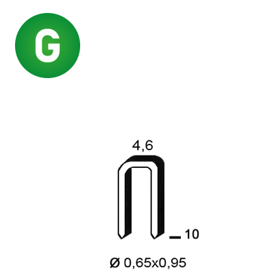 Staples TB-10 galv.