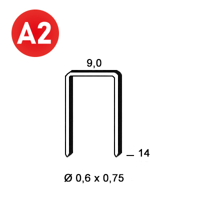 Staples V-14 INOX