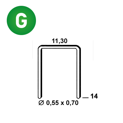 Staples VX-14 galv.