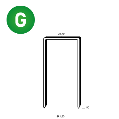 Staples WD-50 galv. ctd