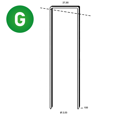 Staples WP-100 galv. ctd