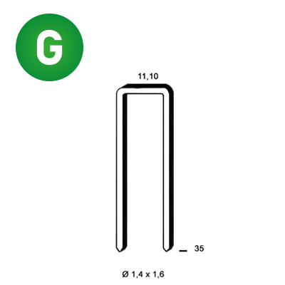 Staples Z-35 galv. ctd