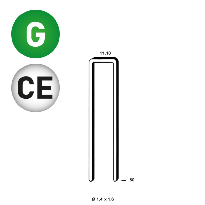 Staples Z-50 galv. 12µ