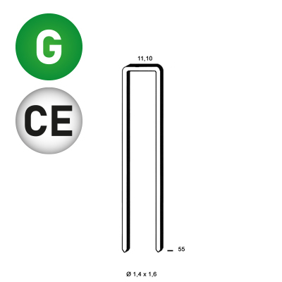 Staples Z-55 galv. 12µ