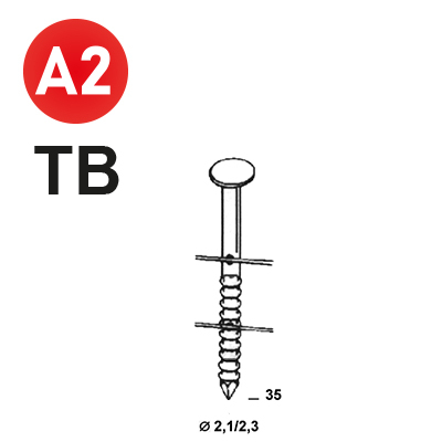 Coils BO21/23 x35 ring INOX TB