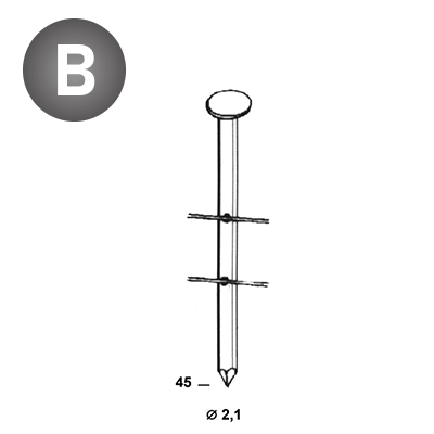 Coils BO 21 x 45 smooth