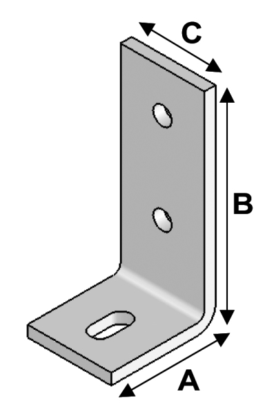 Concrete Bracket 75x75x60x6,0