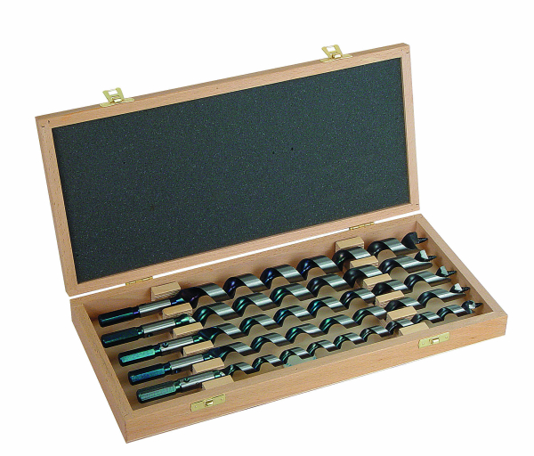 Coffret de 5 forets bois 1/4"