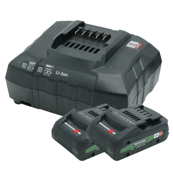 Set 2x 18V-4,0Ah LIHD +1 charg