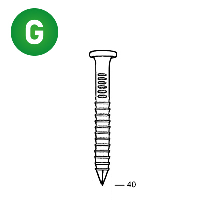 Coils 41 x 40 ring galv.