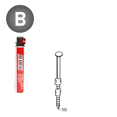 Pack 20° 2,9x50 Rille - 2200 N