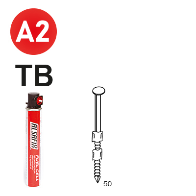 Pack 20° 2,9 x 50 ann.INOX TB