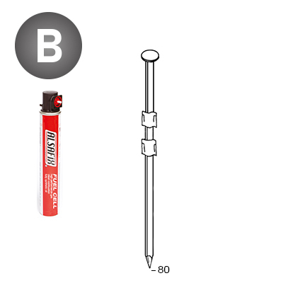 Pack 20° 3,1 x 80 lisses - 220